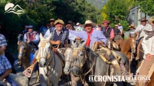 Cortaderas recibió la 39° Travesía Gaucha “Enlazando Valles” con más de 160 jinetes
