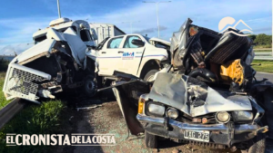 Choque múltiple en la autopista Rosario–Santa Fe: hay heridos y corte total a la altura de San Lorenzo