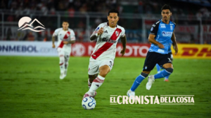 River empató con Blooming en su debut en la Copa Sudamericana tras jugar casi todo el partido con uno menos