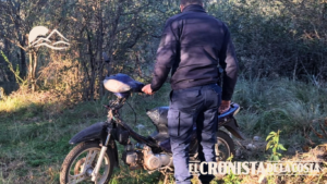 Villa de Merlo: recuperaron una motocicleta robada y demoraron a un adolescente