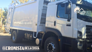 Santa Rosa del Conlara presentó un nuevo camión compactador adquirido con fondos municipales