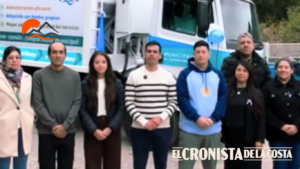 Los Molles incorporó su primer camión compactador con fondos propios y sin endeudamiento