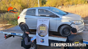 Secuestraron un auto vinculado a un robo ocurrido en la zona serrana de Carpintería