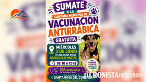Santa Rosa del Conlara realizará una nueva jornada gratuita de vacunación antirrábica para perros y gatos
