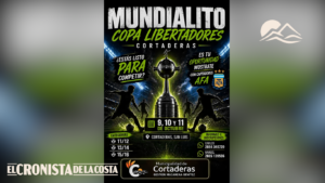 Cortaderas se prepara para recibir el “Mundialito Copa Libertadores” con captadores de AFA