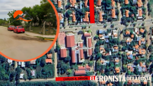 Villa de Merlo avanza con una nueva obra de adoquinado y hormigón en el corredor educativo