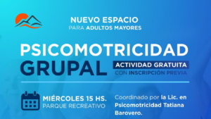 Villa de Merlo lanza un nuevo espacio gratuito para adultos mayores en el Parque Recreativo
