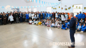 Claudio Poggi anunció la ampliación de la Escuela Técnica de Cortaderas: “No vamos a esperar más”