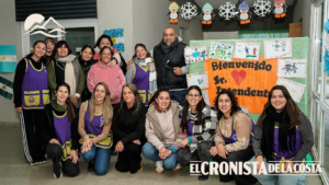 El intendente Maximiliano Frontera visitó la ENI N° 18 Benteveo y ratificó el acompañamiento a la educación inicial