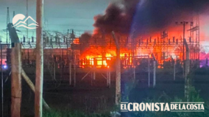 Gran apagón en La Plata por un incendio en una central eléctrica de Tolosa