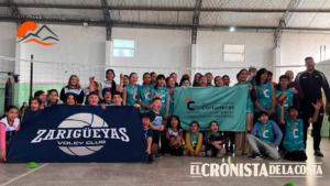 Cortaderas fue sede de un encuentro de vóley infantil que reunió a más de 30 chicos de la región