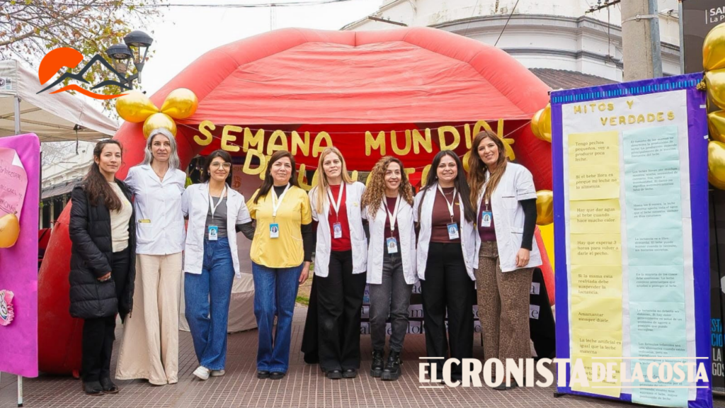 Villa Mercedes realizó una jornada de concientización por la Semana Mundial de la Lactancia Materna