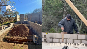 A PASO FIRME: AVANZA LA CONSTRUCCIÓN DEL CENTRO DE JUBILADOS DE LOS MOLLES