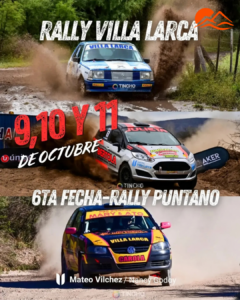 Villa Larca se prepara para la 12° edición del Rally y la sexta fecha del campeonato provincial