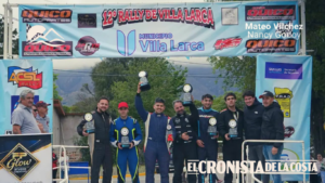 Villa Larca fue escenario de la sexta fecha del Rally Provincial: Luis García ganó la general