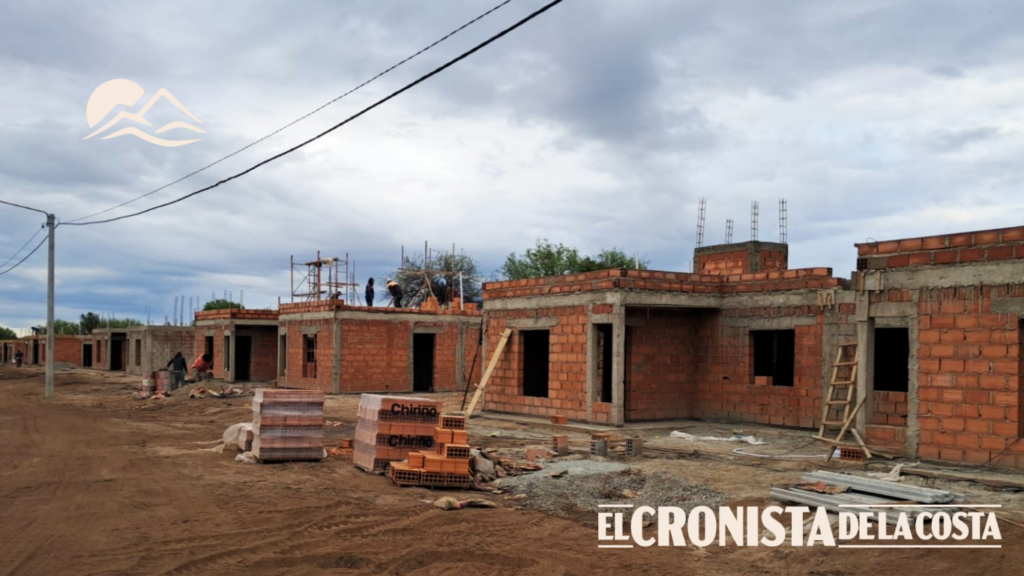 Avanza la construcción de 32 viviendas en Carpintería y Los Molles