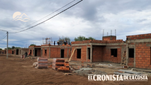 Avanza la construcción de 32 viviendas en Carpintería y Los Molles